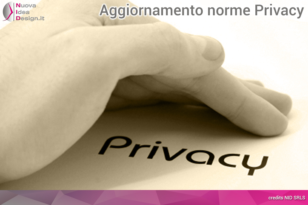 Aggiornamento norme Privacy